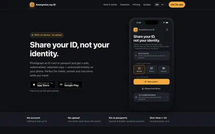 Anonymize my ID