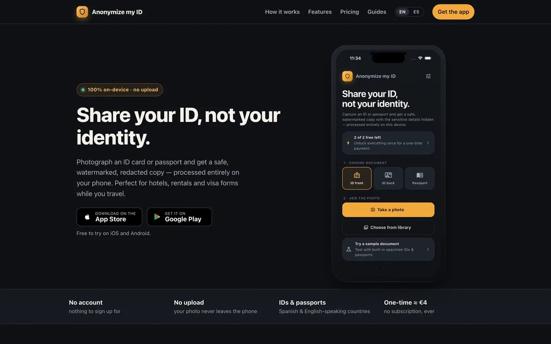 Anonymize my ID